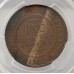 AUSTRALIA 1925 . ONE 1 PENNY . PCGS GRADE